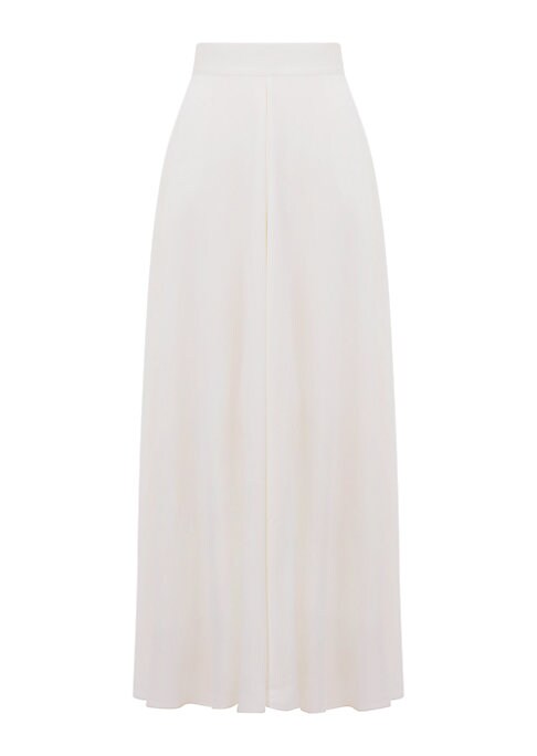 Satin Flow Maxi Skirt