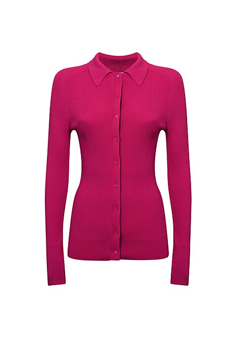 Chic Ribbed Knit Cardi
