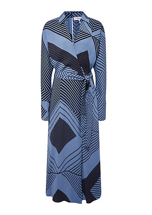 Elegant A-Line Wrap Dress