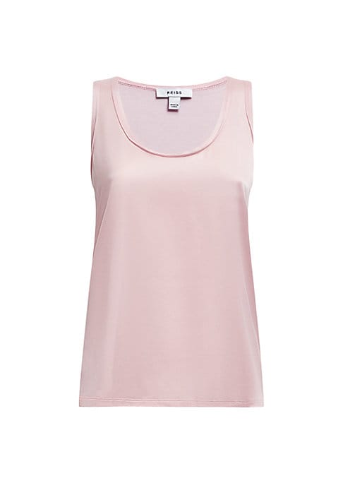 Silk Scoopneck Top