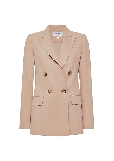 Chic Linen Double Blazer