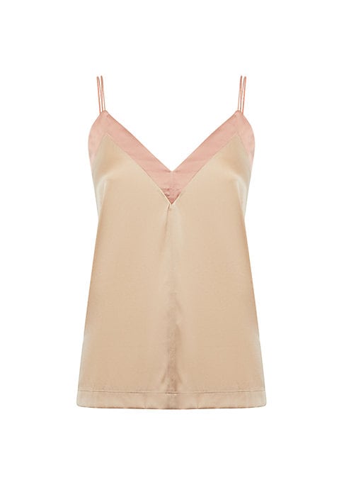 Silk Straps V-Neck Tank