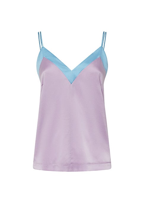 Silk-Blend V-Neck Camisole