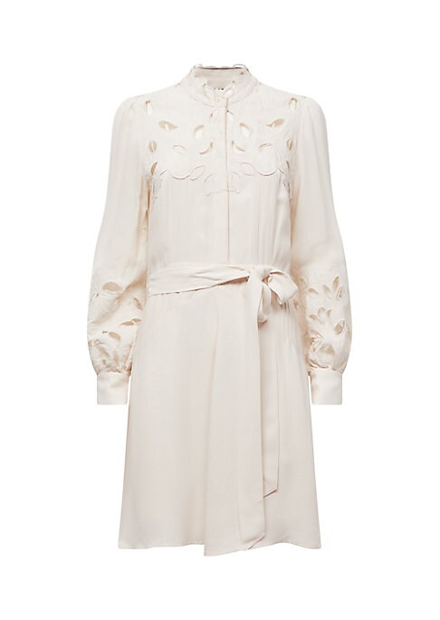 Lace A-Line Mini Dress