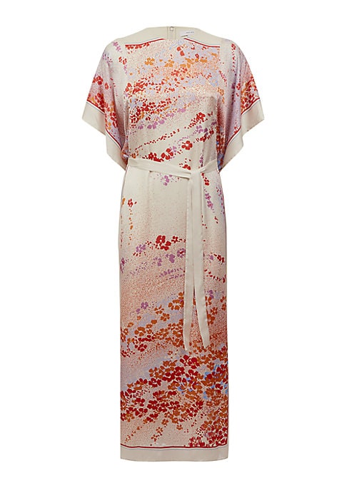 Floral Flutter Midi Dress