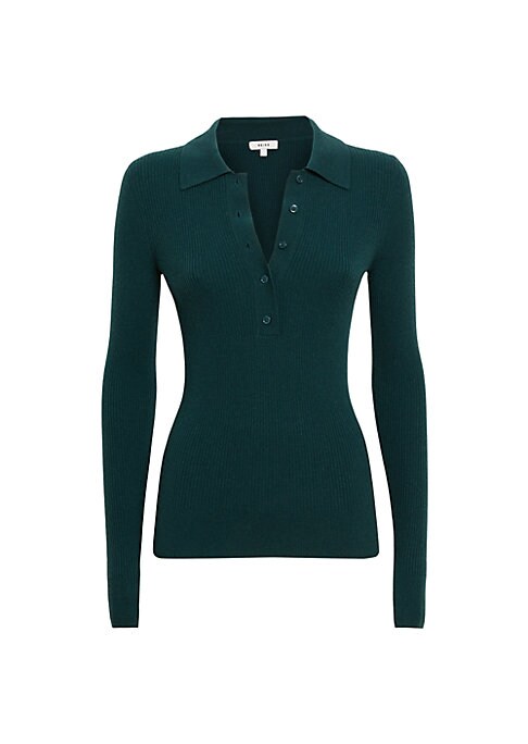 Cozy Ribbed Henley Top