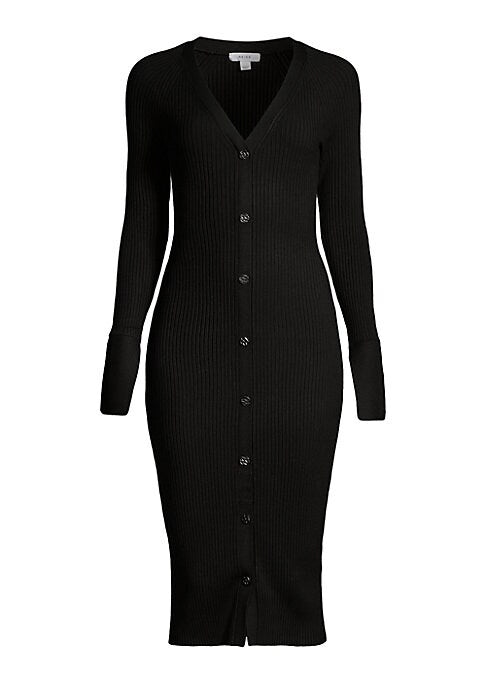 Chic Ribbed Midi Dress