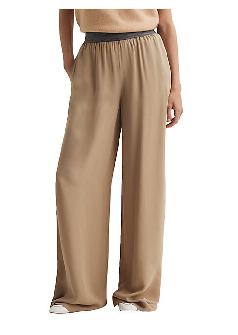 Pleated Luxe Wide Pants