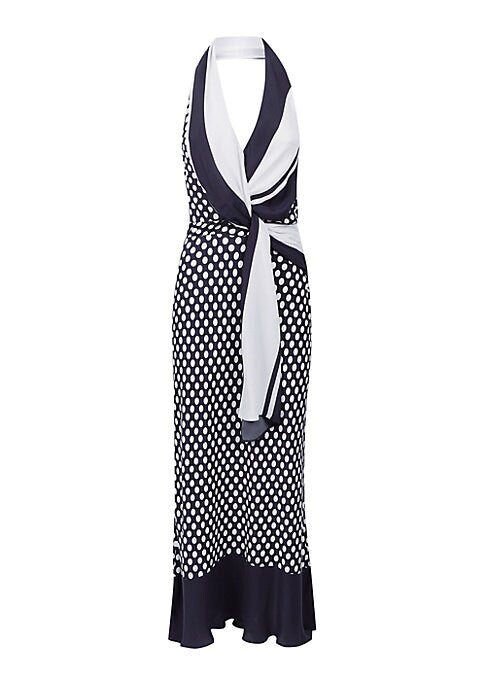 Polka Dot Halter Dress
