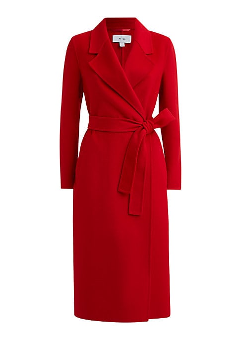 Chic Wool-Belted Overcoat