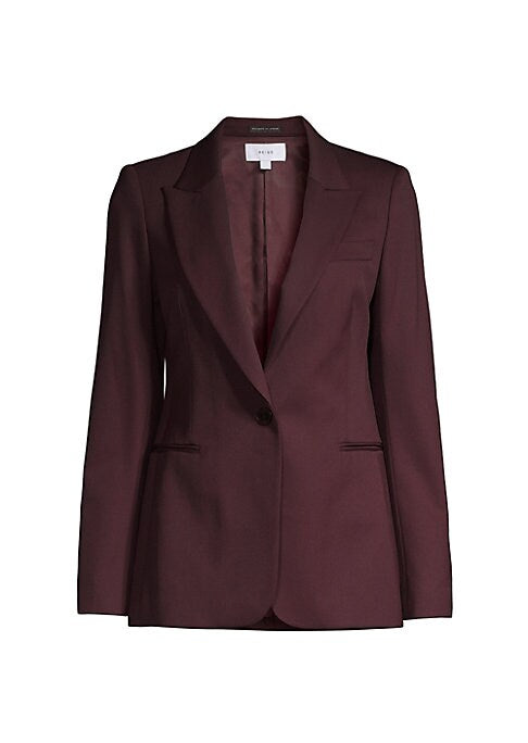 Chic Wool-Blend Blazer