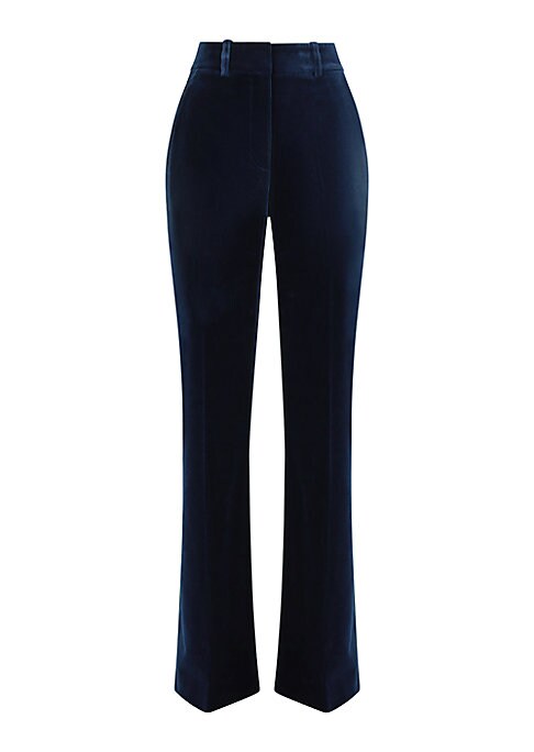 Velvet Tuxedo Stripe Trousers