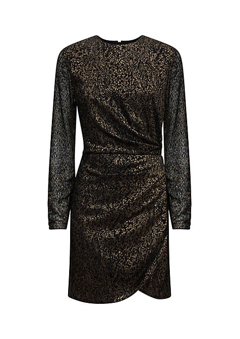 Metallic Tulip Minidress