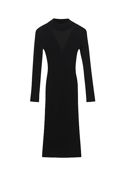Chic Turtleneck Midi Dress
