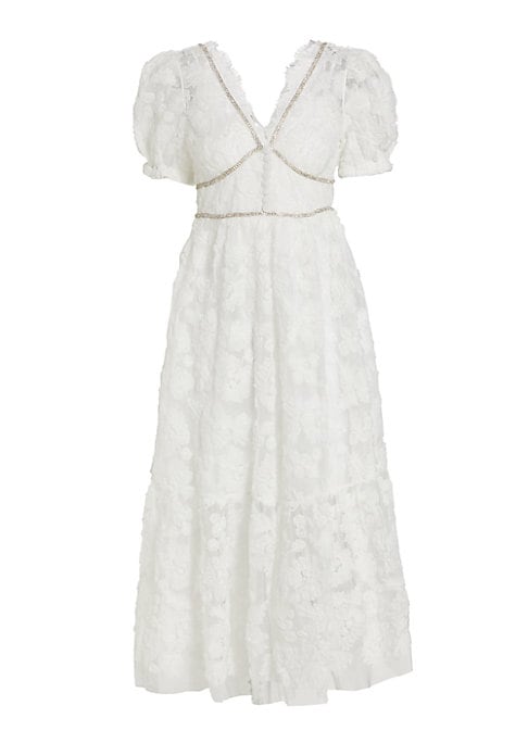 Luxe Lace Midi Dress