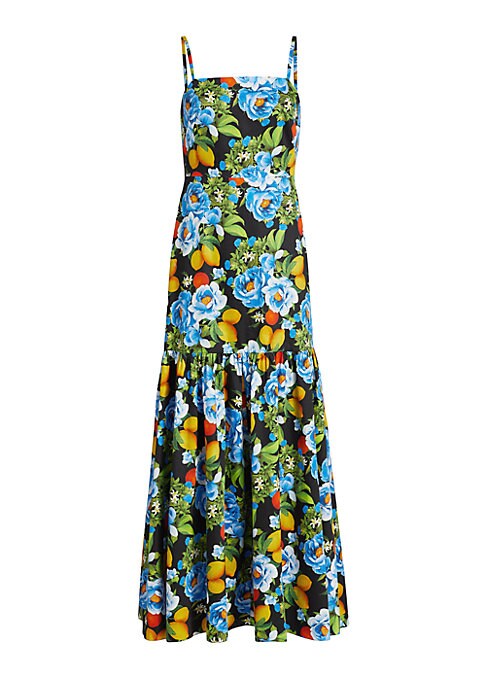 Floral Silk Elegance Dress