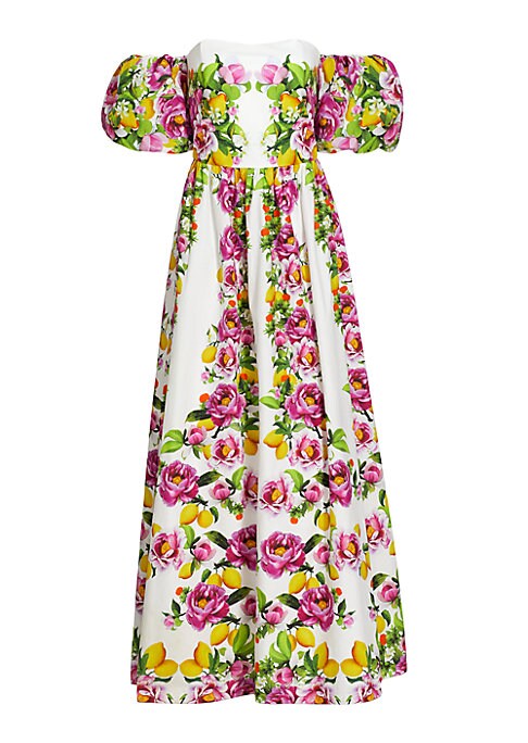 Floral Puff Sleeve Dress