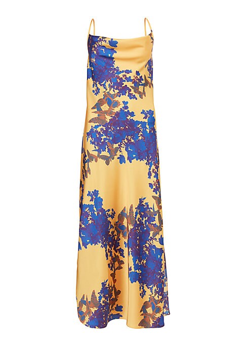 Floral Cowl Dress