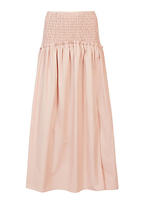 Charming Smocked Midi Skirt