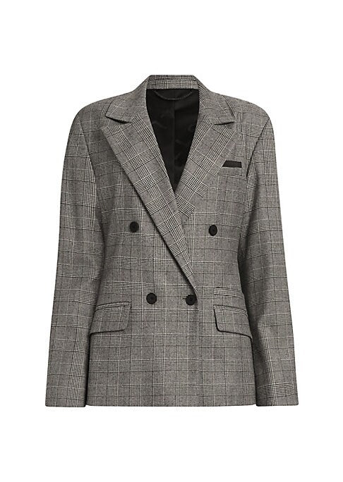 Glen Check Double Blazer