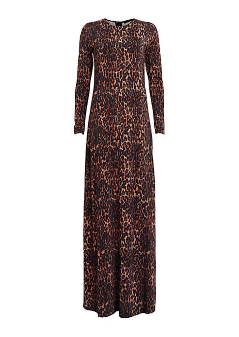 Leopard Print Maxi Dress