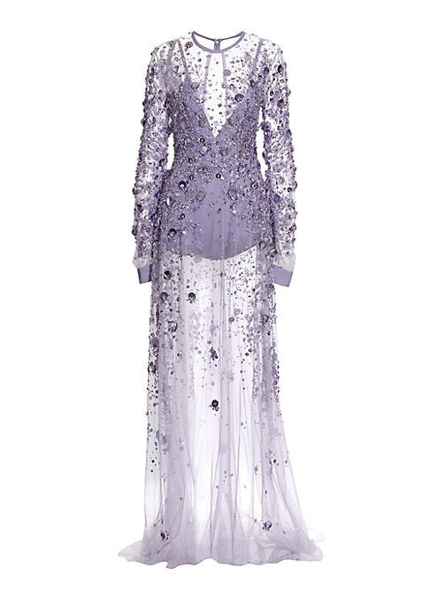 Sparkling Tulle Evening Dress