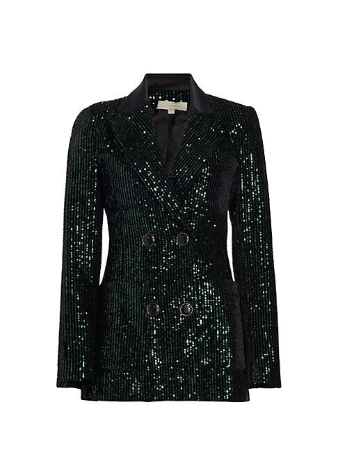 Sparkling Velvet Blazer