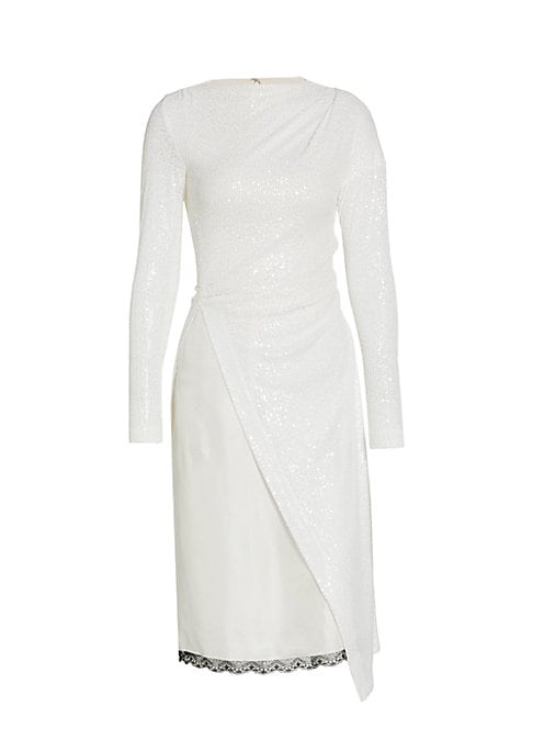 Shimmering Midi Glam Dress