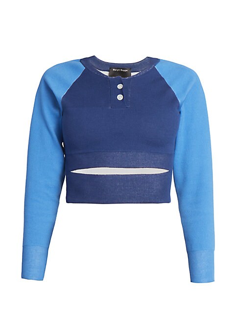 Cropped Cut-Out Tee