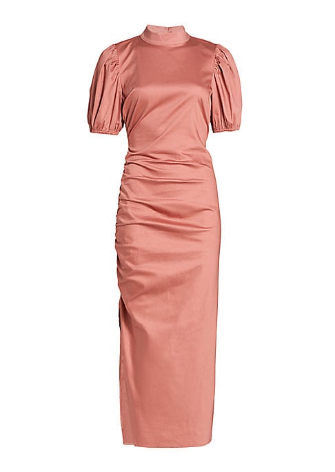 Ruched Puff Dress