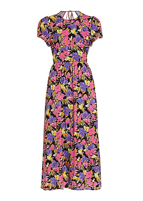 Floral Elegance Midi Dress