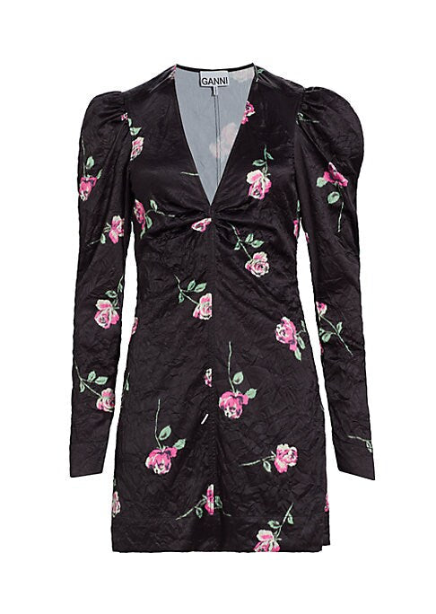 Rose Puff Dress