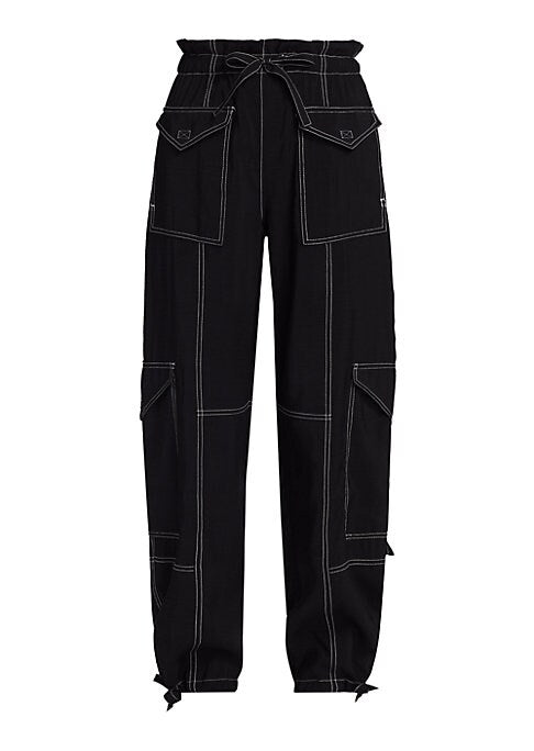 Chic Drawstring Cargo Pants