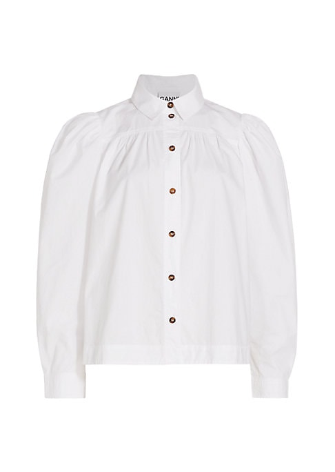 Puff Sleeve Cotton Top