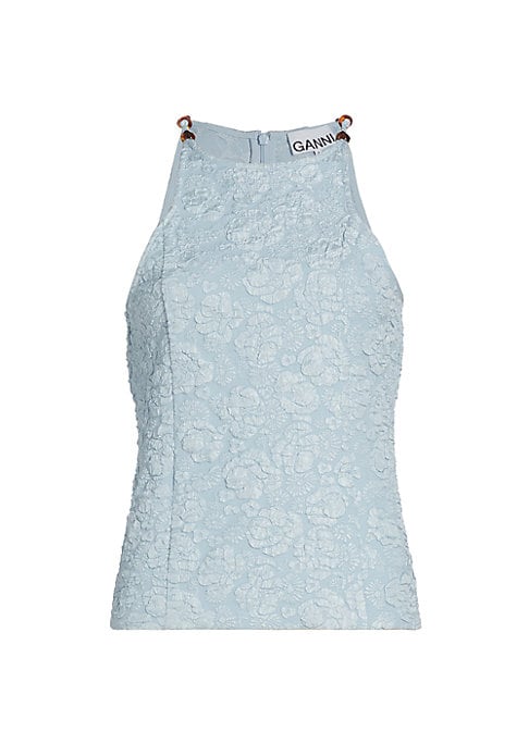 Floral Beaded Top
