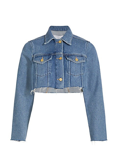 Chic Cropped Denim Jacket