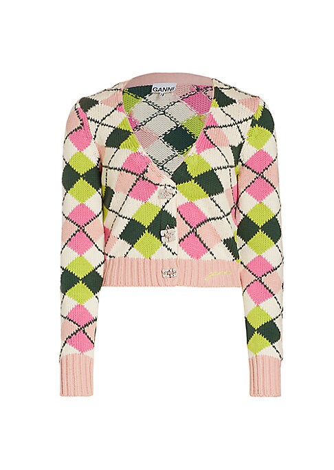 Vibrant Argyle Sweater