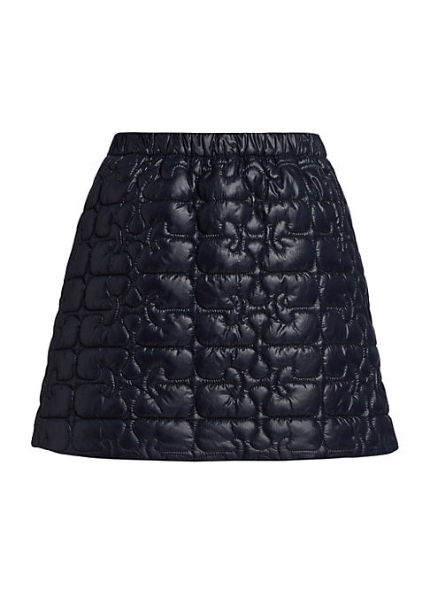 Glossy Mini Shell Skirt