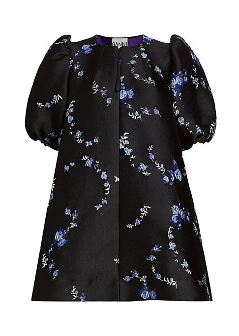 Floral Puff Minidress