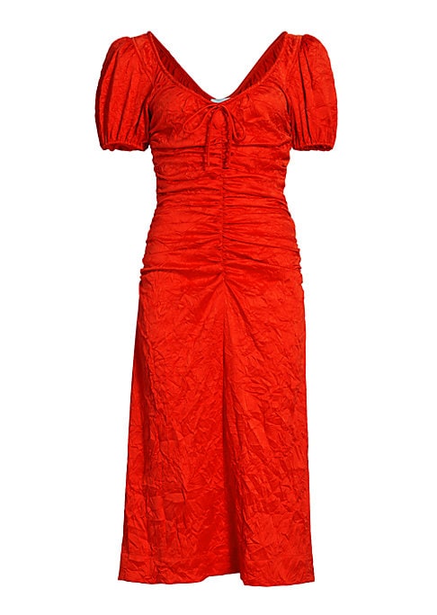 Elegant Puff Sleeve Dress