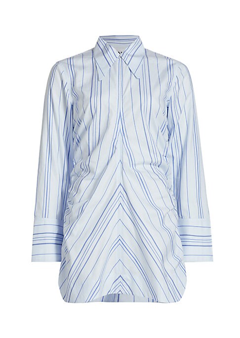 Chic Striped Zip Dress