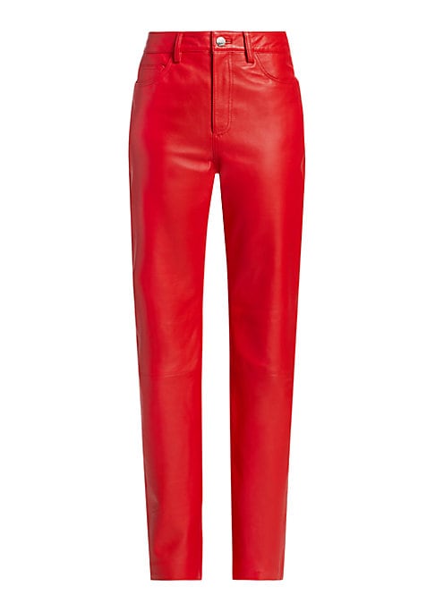 Edgy Leather Trousers