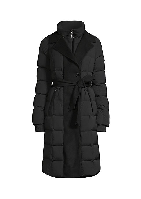 Layered Luxe Down Coat