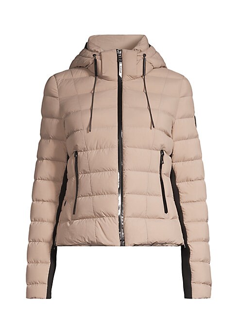 Cozy Colorblock Down Jacket