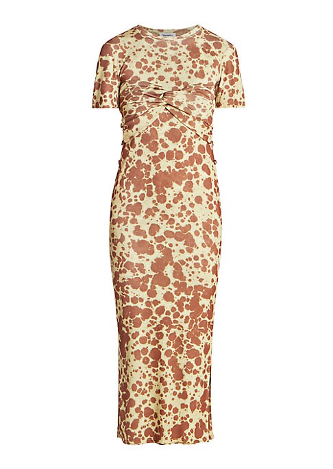 Twist & Flow Midi Dress