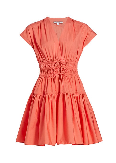 Cotton Tiered Mini Dress