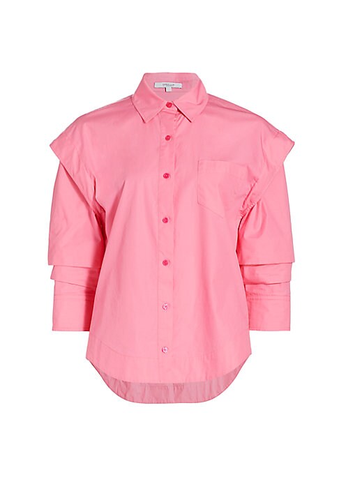Statement Sleeve Poplin Shirt