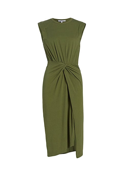 Twist & Flow Midi Dress