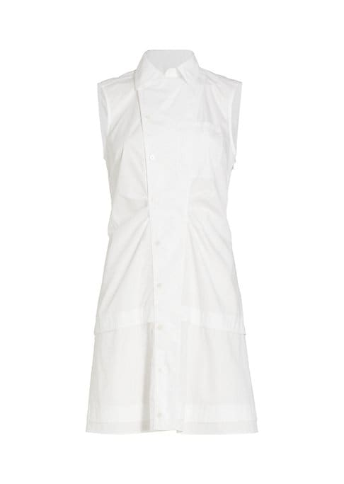Chic Tiered Poplin Dress