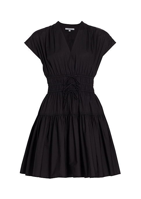 Tiered Cap Sleeve Dress
